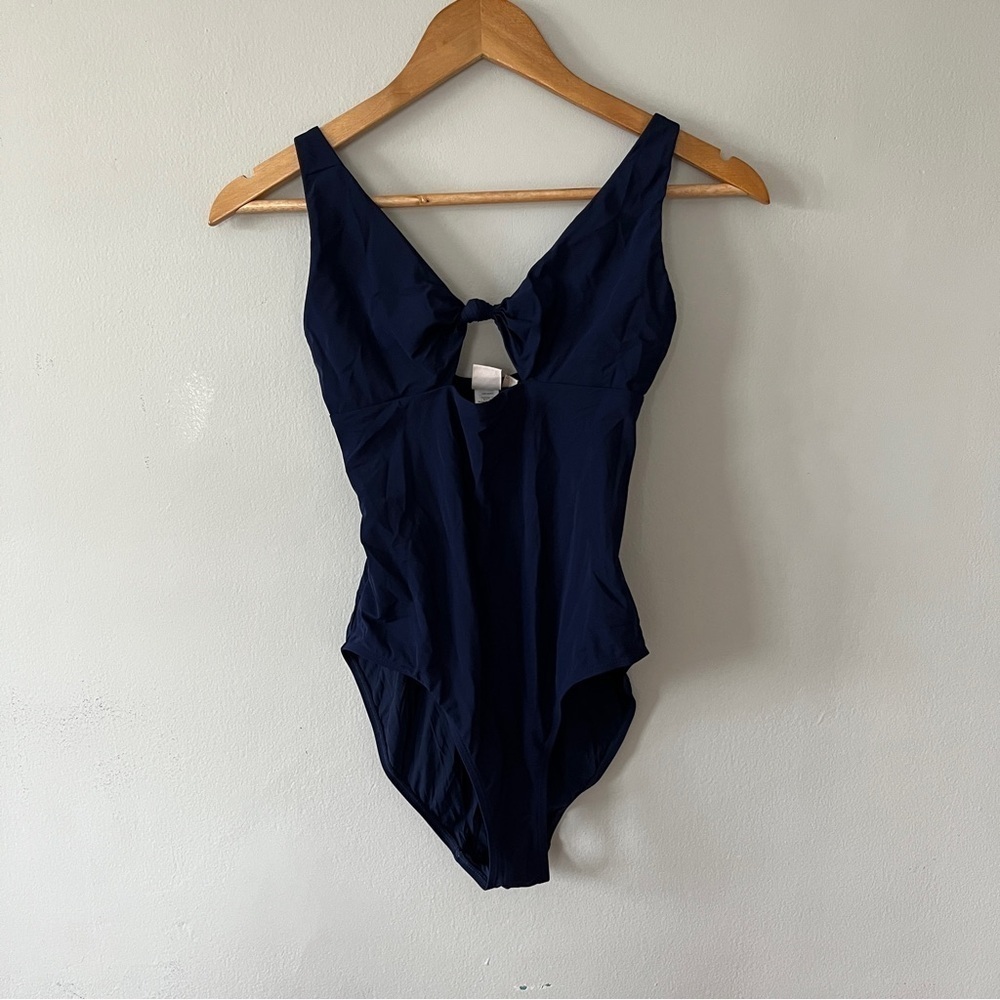 Tory Burch One Piece Swimsuit Navy Size S/P - Picture 3 of 6